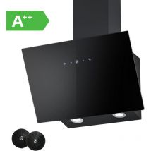 Firegas - Campana Extractora Inclinada Campana Extractora 60cm, Con Motor Sin Escobillas, Digital Touch, 9 Velocidades, 578m³/h,