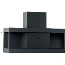 Campana extractora urban shelf de acero inoxidable bruñido 90 cm