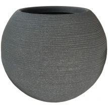 Esfera Rayada Shabby 30 cm - Gris oscuro