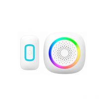 RL - Campanello Campanello senza fili alimentato a batteria con luminoso display a led Campanello per porta 3995
