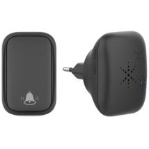 Rnemitery - Campanello wireless per esterno, campanello elettronico impermeabile IP44 da 150 metri, 38 cambi di musica, regolazione del volume a 3
