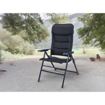 Campingstuhl torino klappbar, Relaxsessel verstellbar, Blau