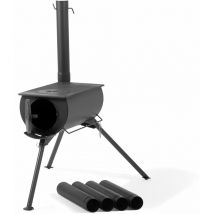 Campfeuer - Estufa para tienda 58 x 86 x 240 cm Calefacción para tienda Camping, Estufa para tienda Outdoor