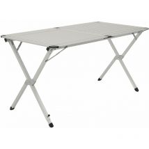 Mesa de camping de aluminio para 4 personas 140 x 70 x 70 cm plegable - Campfeuer