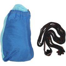 Camping Hängematte Essentials tragbares Doppel für den Innenrücken im Freien im Freien für den Innenrücken von Royal Blue und Sky im Freien