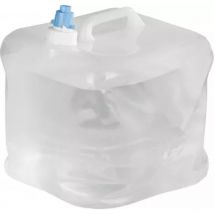Campingaz Wasserkanister faltbar, 15 l, Wasserbehälter ,transparent, mit Drehverschluss