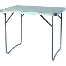 Campingtisch klappbar DMC330871 – Aluminium – Schwarz oder Weiß – Ideal für Picknicks und Camping – Leicht und tragbar