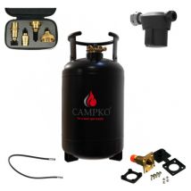 Campko Kit Gpl Campko Réservoir 30L et Lyre 0.5m Camping Car