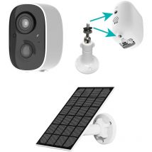 Vicohome - Caméra solaire de vision nocturne sans fil externe Wi-Fi wireless Battery