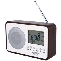 CR-1153 Radio numérique de style rétro, fm, ca/cc, horloge, horloge, polymère, taille unique - Camry