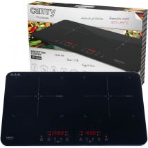 Camry Premium CR 6514 Kochfelder Schwarz Kochfeld 60,5 cm Mit Induktionskochfeld de 2 Zone(n)
