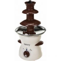 Camry - cr 4457 Fuente Chocolate Eléctrica, Cascada 3 Niveles, Capacidad 0,5 Kg Chocolate, 60o c 190 w Blanco
