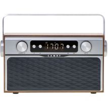 Akunadecor - Camry CR1183 Radio Bluetooth, Retro, fm, 2 Altavoces 8 w, MP3, Puerto usb, Tarjeta sd, Inalámbrica, Portátil Marrón - Marrón