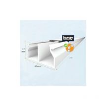 Tira Canaleta 2 mtrs Blanca 40x17mm