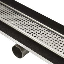 Ferrari Srl - Rampes de caniveau en inox - carré 1 Rampes de caniveau ret. l 785 mm carré 1 Gravure en acier inoxydable carré 1