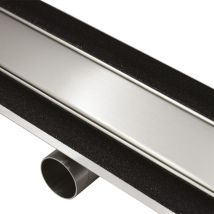 Ferrari Srl - Rampa de canalón estilo Inox - acabado satinado Rampa de canalón ret. l 885 mm acero inox completo acabado satinado