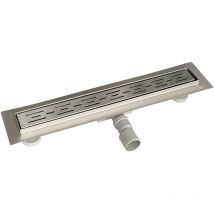 Canalina di Scarico Doccia, Canaletta Doccia Acciaio Inox a Pivimento Antiodore Canale Doccia Fessura Design 50 cm - Ocean Italy