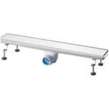 Vicario - Canalina di scarico griglia doccia Piastrellabile sifone inox 90 cm