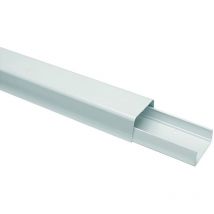 Canalina passacavi pvc altezza 2 m diverse misure impianti elettrici parete fili larghezza 22 mm - profondita' 10 mm