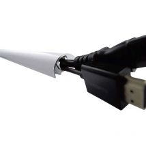 Alunovo MWE-100 Canalina passacavi (L x L x A) 1000 x 30 x 15 mm 1 pz. Bianco opaco