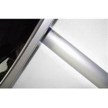 AL90-070 Canalina passacavi (l x l x a) 700 x 80 x 20 mm 1 pz. Argento (opaco anodizzato) - Alunovo