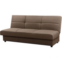 Canapé Clic-Clac "Enzo" - 185 x 84 x 85 cm - 3 places - Taupe