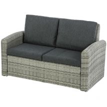 Hesperide - Canapé de jardin Polynésia havane 2 placesaluminium traité époxy - Hespéride