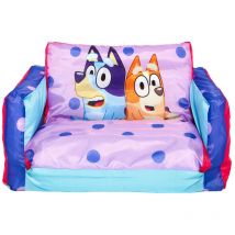 Moose Toys - Canapé lit gonflable 2 en 1 pour enfant Bluey - motif Bluey et Bingo