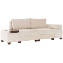 Asir Group Llc - Canapé 3 places convertible en chenille Perenna