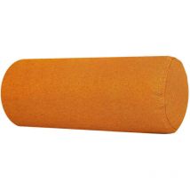 Aznar - Almohada rulo cojin decorativo de poliuretano firmeza alta Teja - 45X20 cm