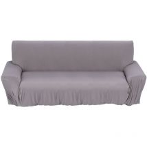 Eosnow - Canapé Canapé Stretch Couvre Canapé Protecteur Housse Lavable Trois Places Gris 190 230cm