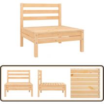 Canapé central de jardin Bois de pin massif - Canapé Jardin - Mobilier De Jardin - Canapé En Bois - Meuble De Jardin - Salon De Jardin