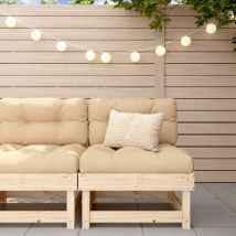 Design In - Canapé central,Sofa pour Salon avec coussins bois de pin massif CFW11440