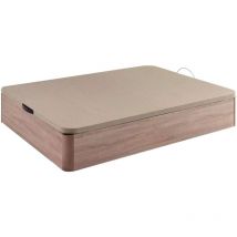 Miroytengo - Cama Canapé 135x190 cm Cambrian Madera Base en Roble