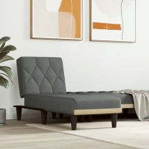 Maisonchic - Canapé convertible, Chaise longue, Banquette Sofa de Salon gris foncé tissu KEF810168 design in