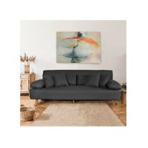 Schlafsofa tromso / Grau meliert/ 207x80x79 cm