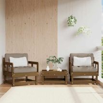 Furniture Limited - Chaises de jardin avec coussins lot de 2