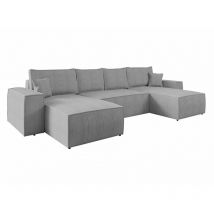 Mobilier1 - Canapé d'angle Clovis 109, Poso 110, Fonction de couchage, Boîte de literie, 370x181x94cm, 0