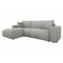 Canapé d'angle Comfivo 361, Velo 633, Fonction de couchage, Boîte de literie, 244x145x82cm, 0