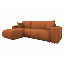 Canapé d'angle Comfivo 361, Velo 627, Fonction de couchage, Boîte de literie, 244x145x82cm, 0