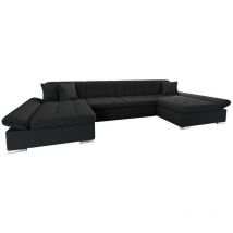 Canapé d'angle Comfivo 155, Boss 14, Fonction de couchage, Boîte de literie, 360x160x75cm, 0