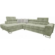 Mobilier1 - Canapé d'angle Comfivo 166, Miu 2049 + Miu 2059, Fonction de couchage, Boîte de literie, 270x202x71cm, 0