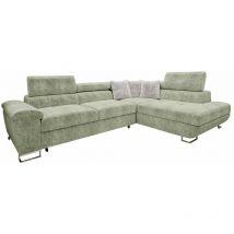 Mobilier1 - Canapé d'angle Comfivo 166, Miu 2049 + Miu 2059, Fonction de couchage, Boîte de literie, 270x202x71cm, 0