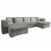 Mobilier1 - Canapé d'angle Comfivo 182, Miu 2058 + Miu 2059, Fonction de couchage, 375x155x76cm, 0