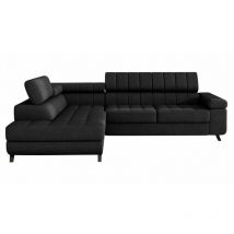 Canapé d'angle Comfivo 207, Velo 637, Fonction de couchage, Boîte de literie, 264x203x73cm, 0