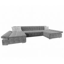 Mobilier1 - Canapé d'angle Comfivo 240, Miu 2058 + Miu 2059, Fonction de couchage, Boîte de literie, 360x160x75cm, 0