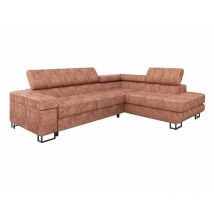Canapé d'angle Comfivo 247, Miu 2034, Fonction de couchage, Boîte de literie, 271x203x71cm, 0