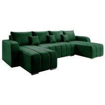 Canapé d'angle Muncie 108, Manila 35, Fonction de couchage, Boîte de literie, 313x147x86cm, 0