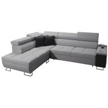 Mobilier1 - Canapé d'angle Pearland 115, Sawana 21 + Sawana 14, Fonction de couchage, Boîte de literie, 283x221x84cm, 0