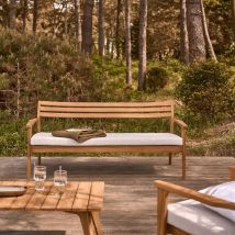 Canape de jardin en teck massif